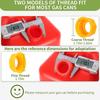 Gas Can Spout Replacement, Anti-Spill Gas Can Nozzle Replacement, 2-Kit Upgraded Spouts No Leaky With Flexible Nozzle, Can Vent Caps, Fit For Most