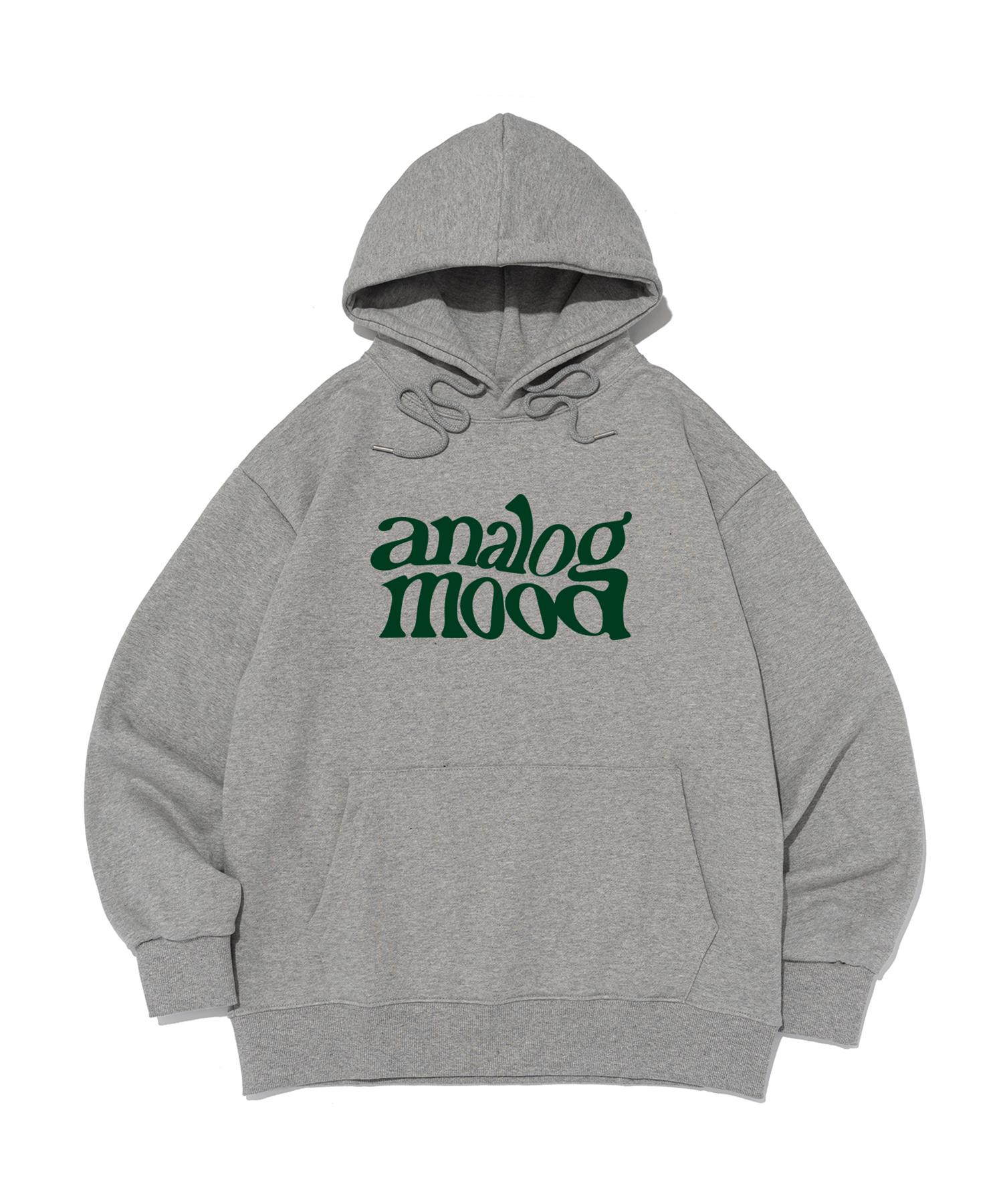 Analog Mood Wave Logo Hoodie (Gray) S