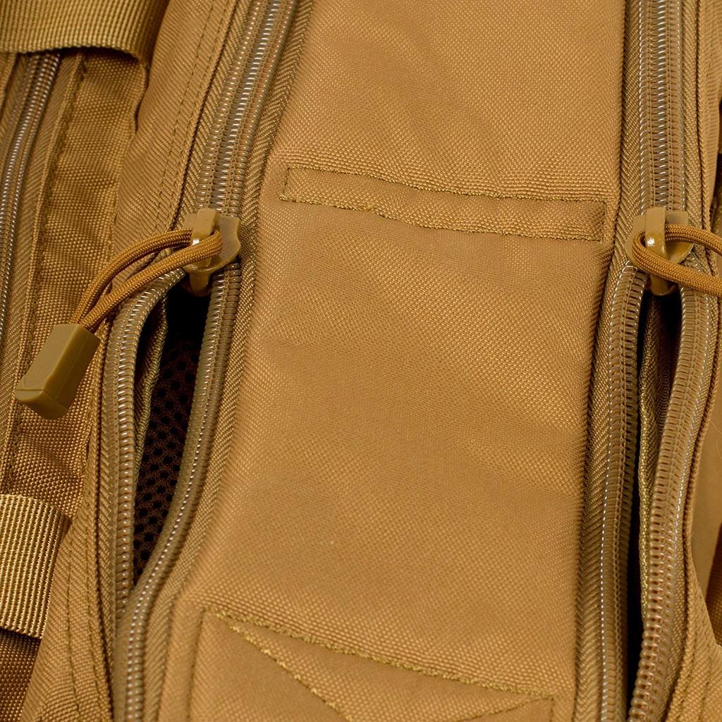 Cybertron Waterproof 900D Multifunctional Shoulder Bag with MOLLE Military Tactical Tote Messenger Computer Khaki Closure, Bag, 14.1" PC/Laptop Bag,