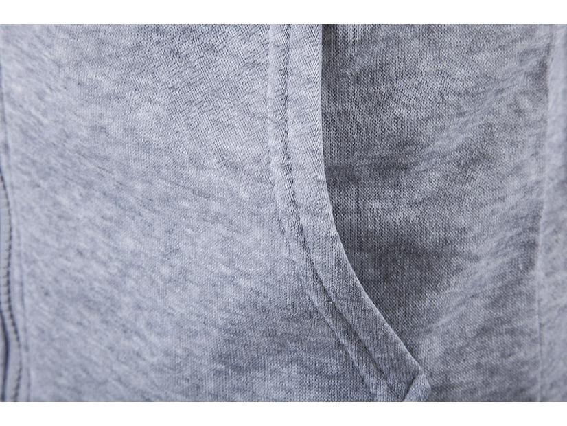 2019 Men's Hooded Zip Pocket Sweatshirt Vest Coat M19