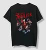 Michael Jackson Men's Black Thriller Graphic Tee Short-Sleeve T-Shirt