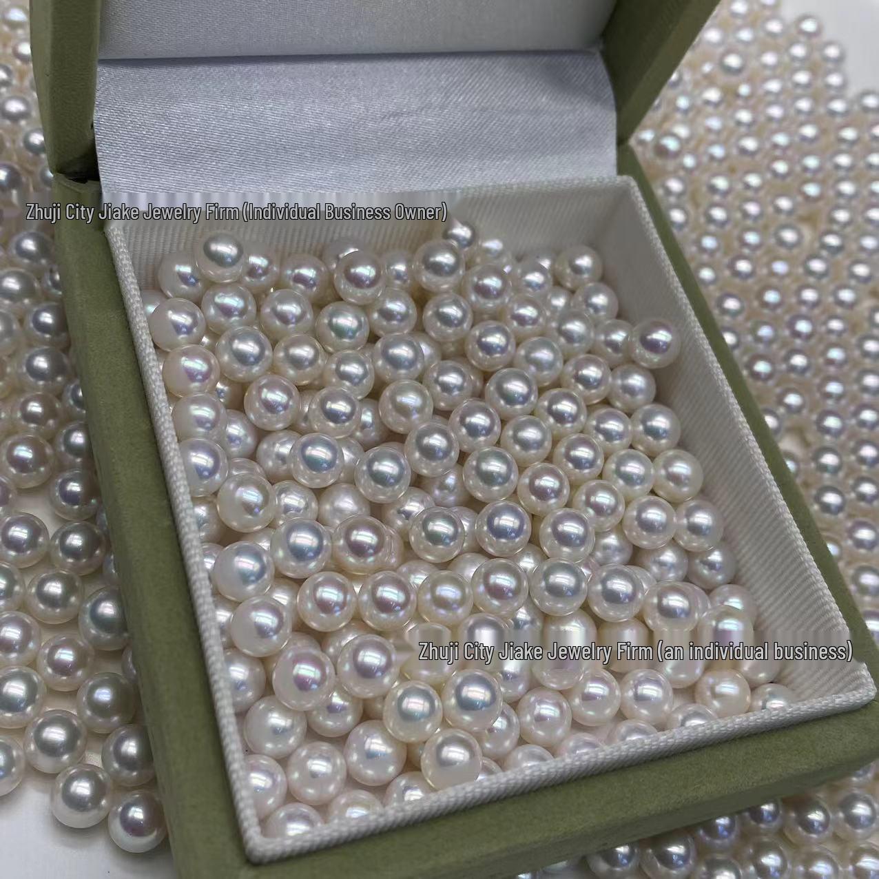 Высокоблестящие 6-6,5 мм почти безупречные несверленые натуральные пресноводные жемчужные бусины для изготовления ювелирных изделий своими руками