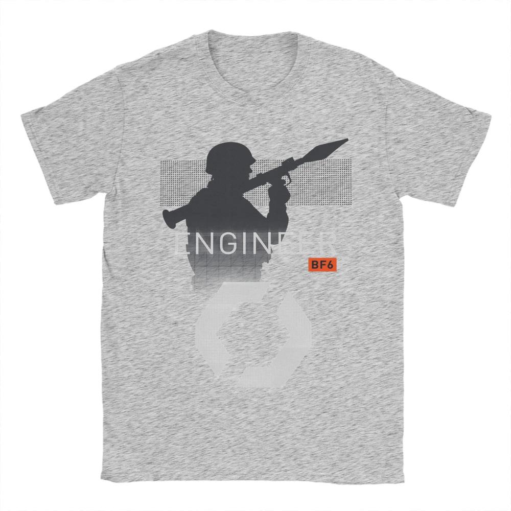 2026 Battlefield 6 Giochi Divertenti BF6 Stampa Grafica Magliette per Estate Uomo Donna Casual Cotone T-Shirt Abbigliamento Streetwear