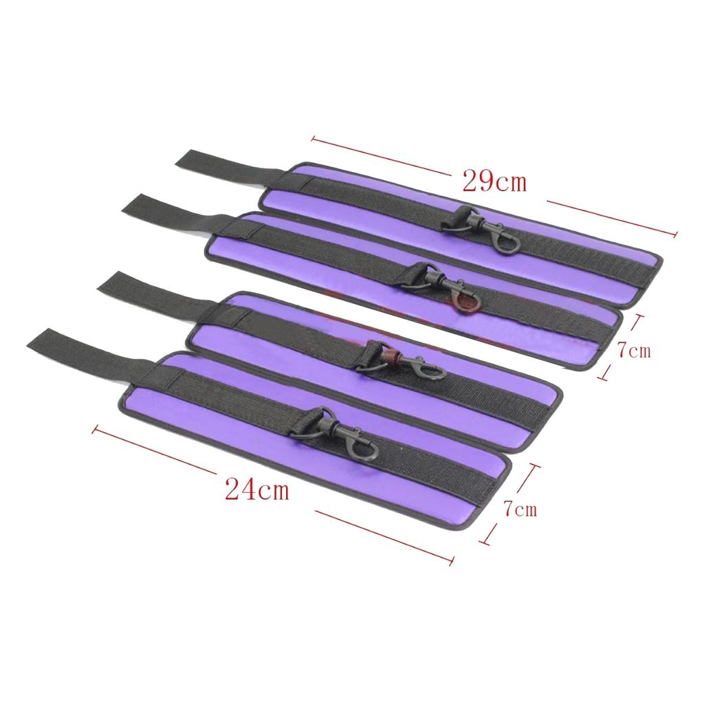 Pink Or Purple Satin  Restraints Blindfold Cuffs  Beginners Set  Starter Kits