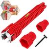 New 8 In 1 Multi Purpose Faucet and Sink Installer Wrench, Anti-Slip Handle Double Head Wrench,Kitchen Water Pipe Repair