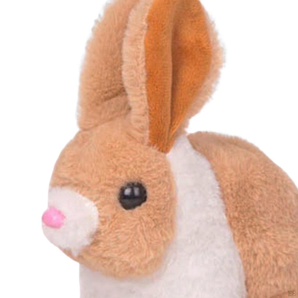 Electric Toy, Plush Electronic Interactive Bunny Simulation Bouncing Jumping