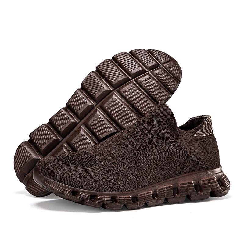 New Couple Mesh Shoes Summer Breathable Ultra Soft Casual Shoes Anti Slip Shock-absorbing Fashion Outdoor Fitness Walking Shoes