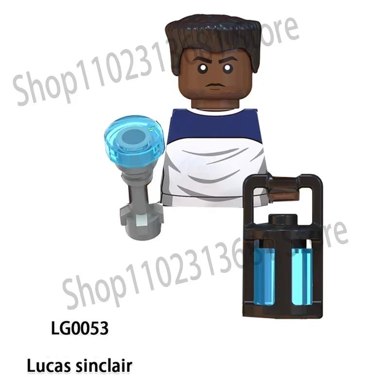 Schrecklicher Film Auf dem Kopf Dustin Mike Lucas Will Eleven Modellbausteine Erleuchten Actionfigur Bausteine Spielzeug für Kinder