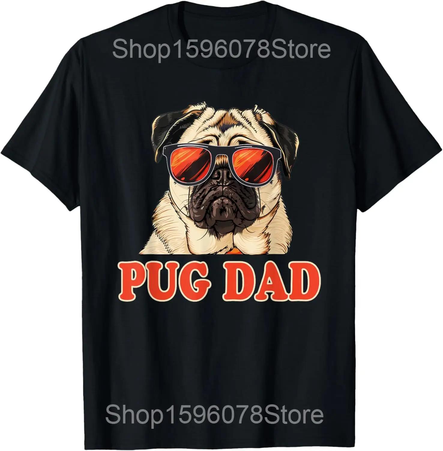 

Pug Puppy Photos Dog Lovers T Shirts Men Women Pure Cotton Humor Streetwear Tee Shirt Short Sleeve Unisex Loose Clothing S