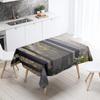 Forest Trees Printed Rectangular Tablecloth Outdoor Camping  Stain Resistant Waterproof Kitchen Table Home Decor