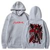 Felpa con Cappuccio Grafica Asta Black Clover Anime Giapponese Harajuku Uomo Donna Streetwear Autunno Inverno Manica Lunga Larga Pile con Cappuccio
