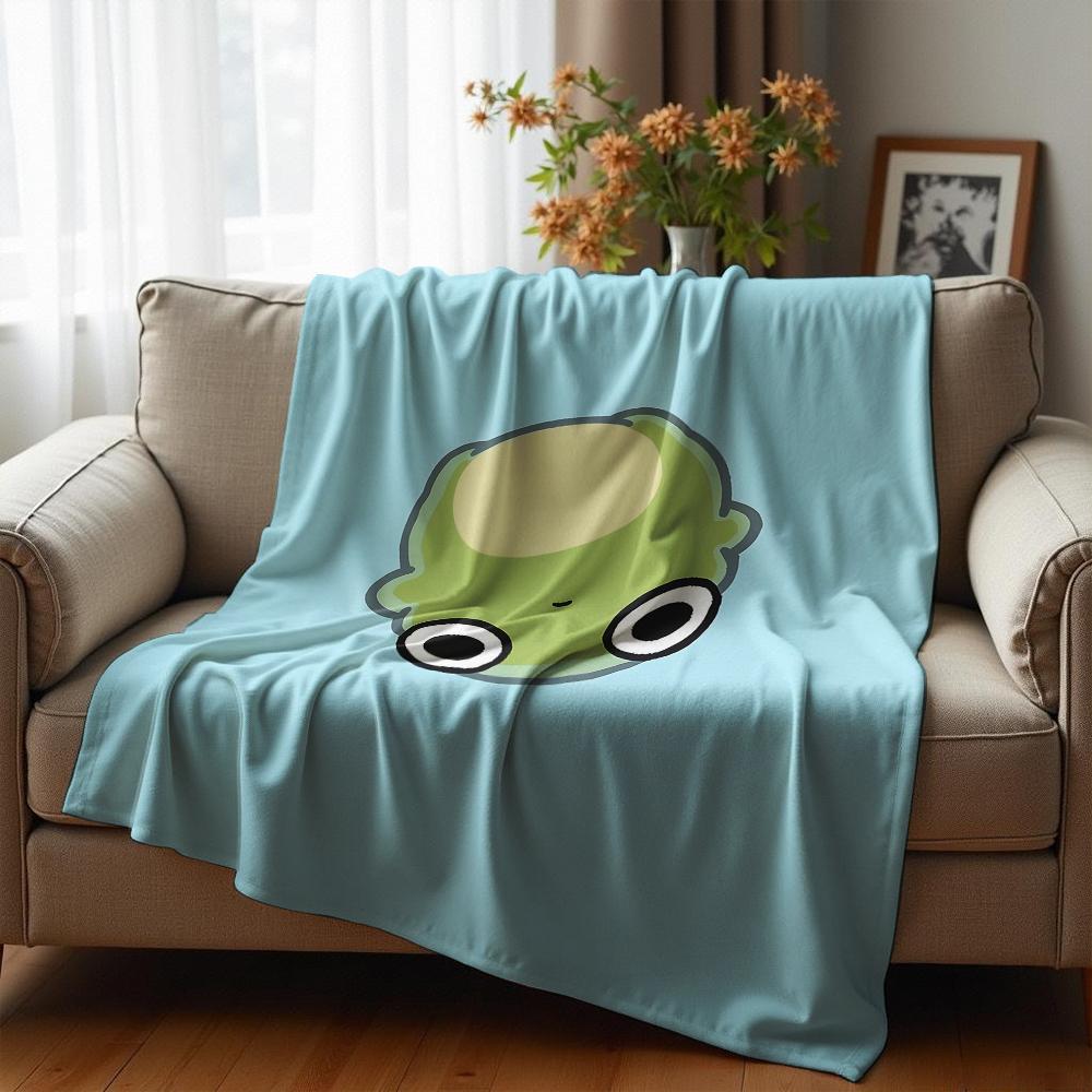 Better Together Burger Fries Cartoon Anime Print Flannel Blanket Soft Warm Throw for Kids Bedroom Sofa Christmas Office Car