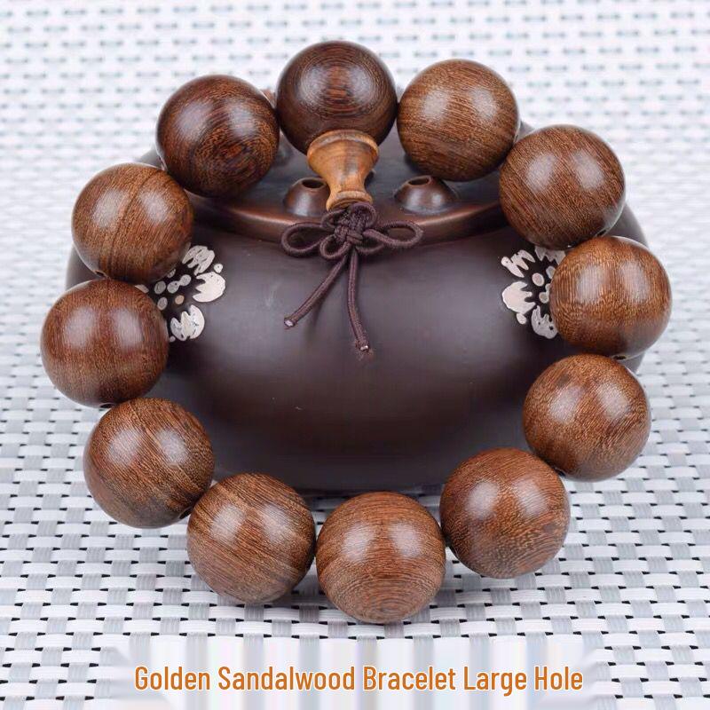 Duobao Agarholz & Rote Bohnen Ebenholz Gebetsperlenarmband 2.0
