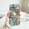 Aqua Gold Agate Case for Google Pixel 11 pro 11ProXL 9a 8a 6a 7a 10a 6 7 8 Pro 10 9 Pro XL Funda Phone Cover