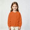 Boys and Girls Long Sleeve Color Hoodie Kids Casual Comfortable Pullover Sweatshirt