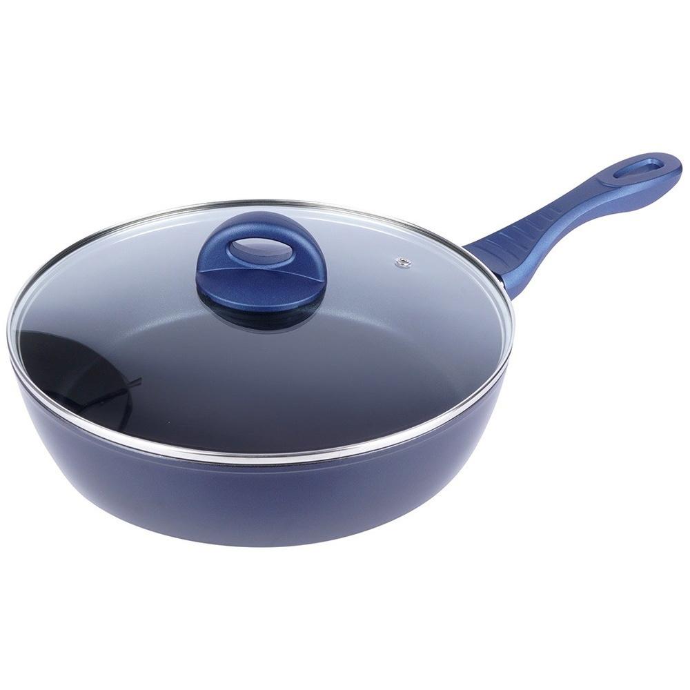 Diamond Non-stick Frying Pan with Glass Lid DIAMANT 28 Cm