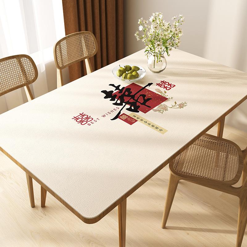 

Коврик для свадебного обеденного стола Водонепроницаемый и маслостойкий Бесплатные туалетные принадлежности Красный Xizi Прямоугольный защитный коврик для столешницы Противоожоговый коврик для чайного столика 40 * 60Cm