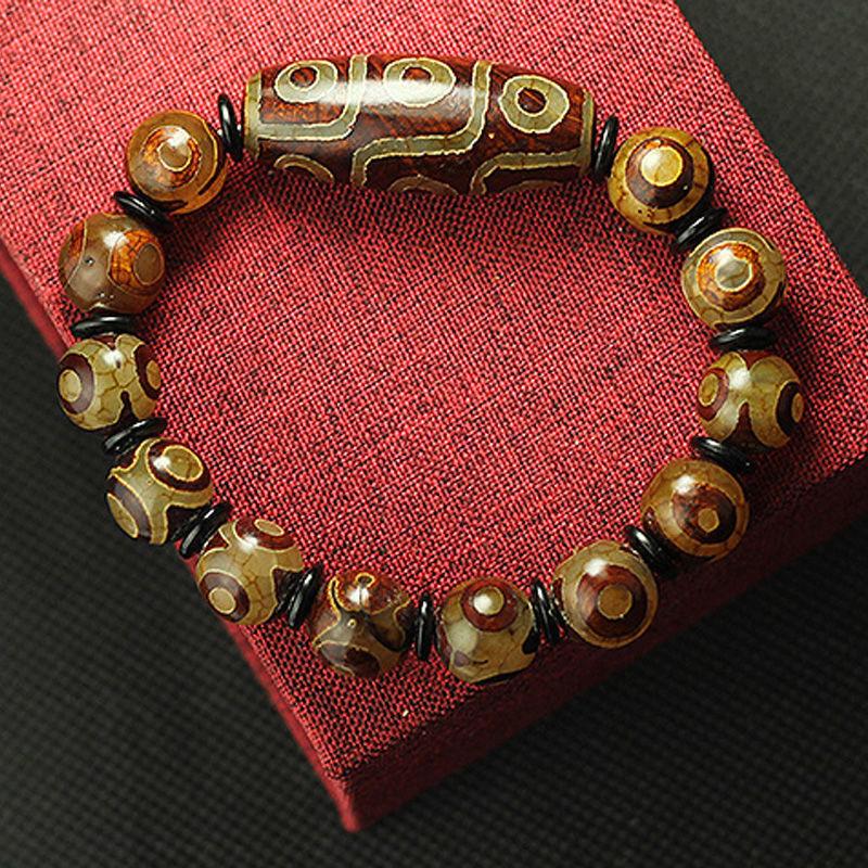 2026 Dzi Bead Barrel Bracelet Ornament Ethnic Style Jewelry Factory Live Delivery S1122616