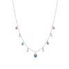 Necklace - LUXENTER - Sewi - White Pearl - Rhodium-plated Finish - Metal Alloy