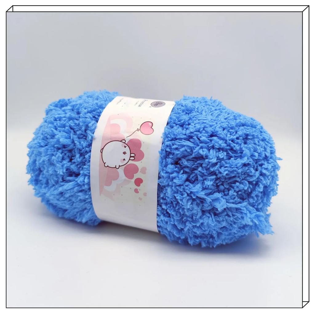 50g Colorful Single Strand Coral Plush Coarse Plush Handwoven DIY Scarf Hat Sweater Blanket Thread