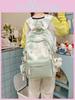 Sac à dos papillon jeune pour l'école en nylon avec rangement pour ordinateur portable