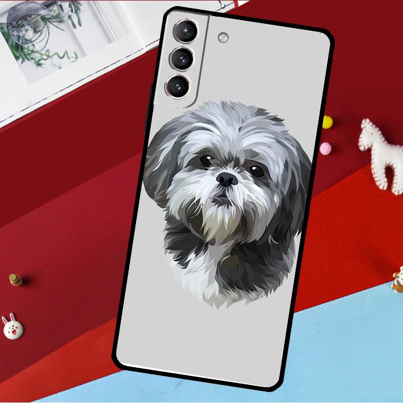 Cartoon Shih Tzu Dog Funda For Samsung Galaxy S26 S25 S24 S21 S22 S20 Ultra S9 S10 Plus S23 FE S25 FE Phone Case