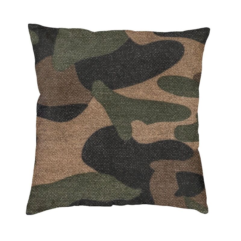 Luxury World War German Camouflage Sofa Cushion Cover Polyester Military Army Camouflage Pillow Case Decoration Pillowcase