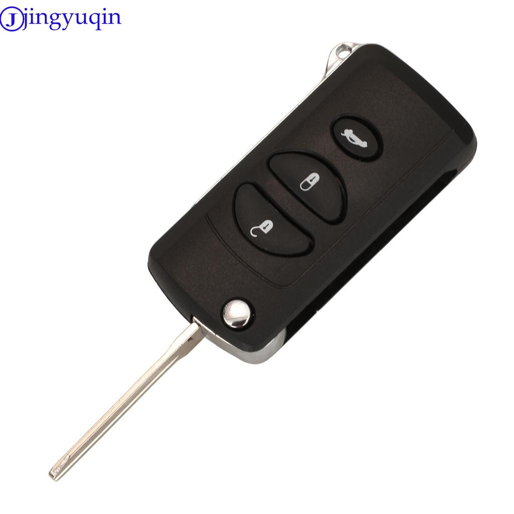 Jingyuqin Modifizierter Klappschlüsselrohling Gehäuseabdeckung für Chrysler Sebring Jeep Liberty Dodge Sender 2/3/4 Tasten Fob Schale