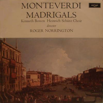 Disco LP MONTEVERDI - KENNETH BOWEN, HEINRIC - Madrigales de Monteverdi ZRG698 ARGO 1972 Reino Unido Clásico Usado