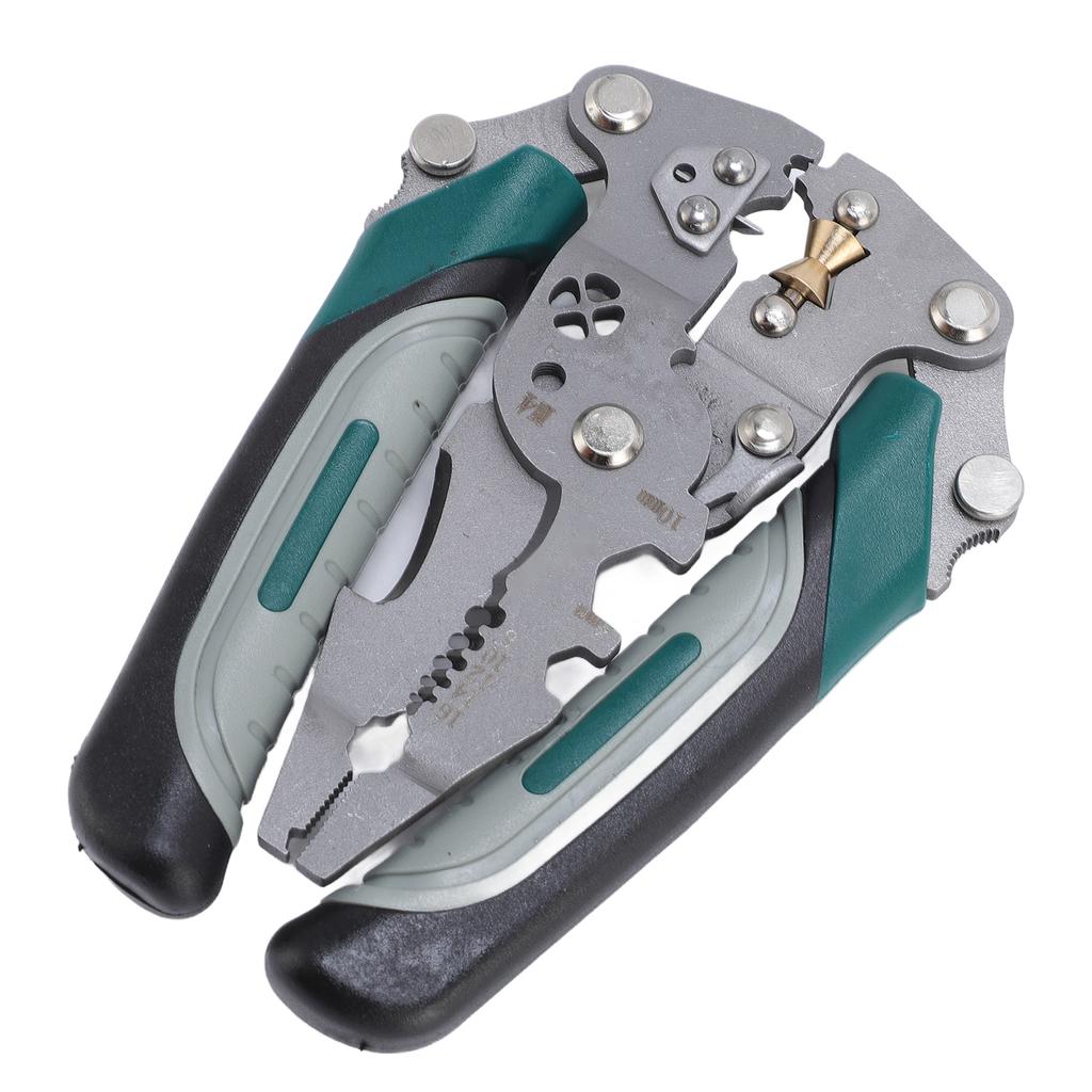 16 in 1 Foldable Wire Stripper Multifunctional Wire Stripping Plier Cable Cutter Crimper Tool for