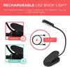 Lightweight Rechargeable 9 LED Amber Book Light  3 Color for Reading in Bed Eye-Care Clip-on Reading Light up to 80 Hours