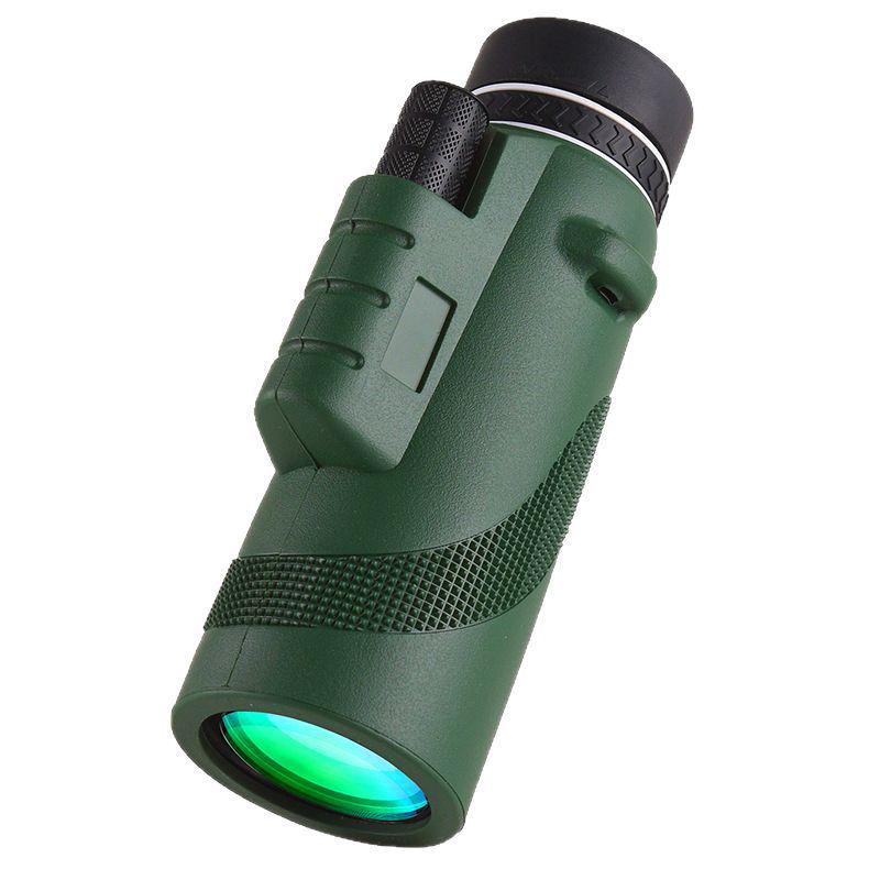 Monóculo Verde HD 80x100 para Observação de Pássaros e Fotografia ao Ar Livre