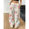 All-season Women's Fashion Sports Wide-leg Pants, Casual Trousers