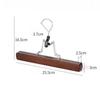 5pcs Clothes Hanger, Skirt Clip, Pants Clip for Hanging Skirts, Natural Long Pants, Wooden Clothes Hanger