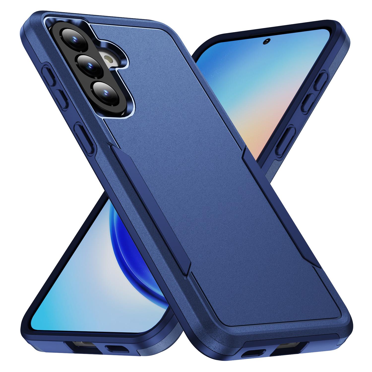

2 in 1 Military Hard Cover Case for Samsung Galaxy A57 5G A 57 A17 A37 A56 A36 A16 A26 A55 A35 A15 A14 4G A54 Phone Bag Cases Galaxy A26 5G темно-синього кольору