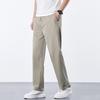 Men's Summer Casual Pants Ice Silk Elastic Waist Pants Cool Breathable Running Sweatpants 5XL