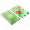 Glass Kitchen Cutting Boards With Strawberry Heart Graphics 2X30X52 Cm