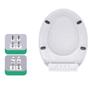 Quick Release Quiet Toilet Lid Thickened Bathroom Accessories  Bathroom Upgrade