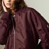Women's Retro Glossy Nylon Baseball Jacket
