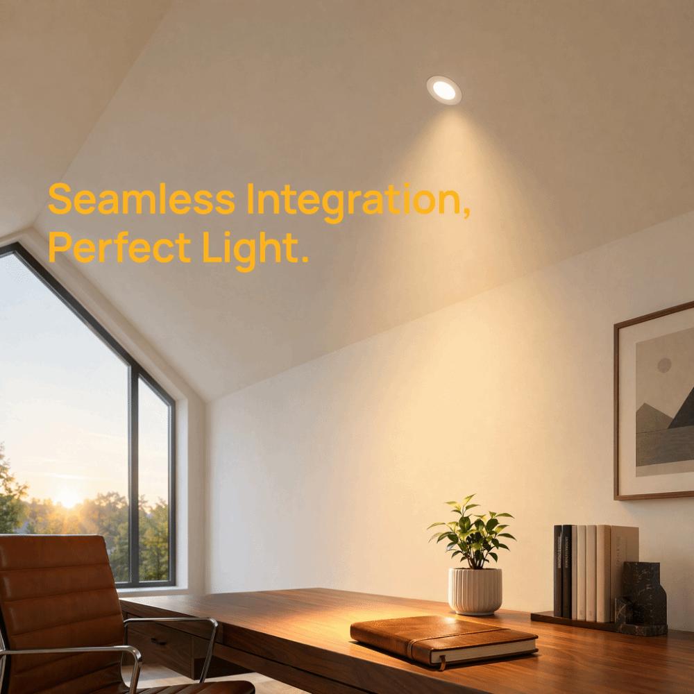 12W LED Ceiling Light Recessed Compact Downlight Easy Install Ceiling Light Bedroom