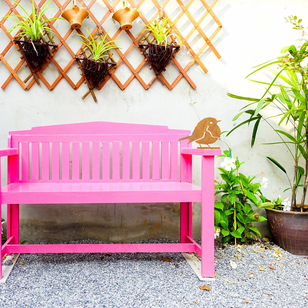 Garden Art Silhouette Bird Shaped Artwork Decoration Garden Metal Animal Outline Silhouette