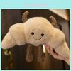Croissant Bread Plush Toy With Super Soft Short Pile For Kids Gift And Play