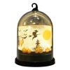 Portable Halloween Pumpkin Nightlight Plastic Craft Battery Operated Warm LED Light for Themed Decorations