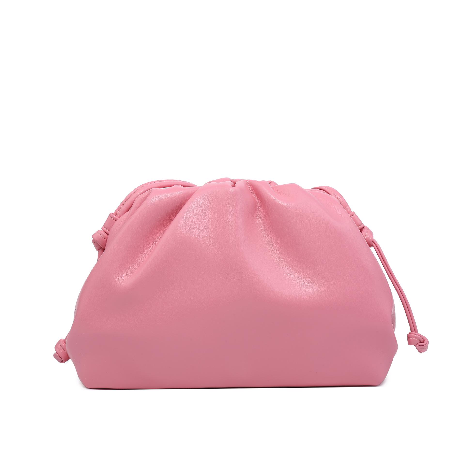 

«Женская плиссированная сумка Cloud 2024 года: Модная сумка через плечо и почтальонка в солдатском стиле 22*9*14CM