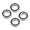4Pcs 152672RS Rubber Sealed Deep Groove Ball Bearing 15x26x7 Mm