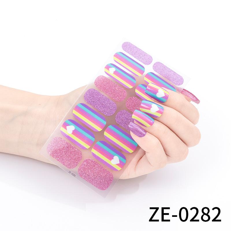 1/3pcs Women Hot Nail Sticker Plastic Sticker Nail Sticker Decals Art Casual Fashion Elegant Randomly