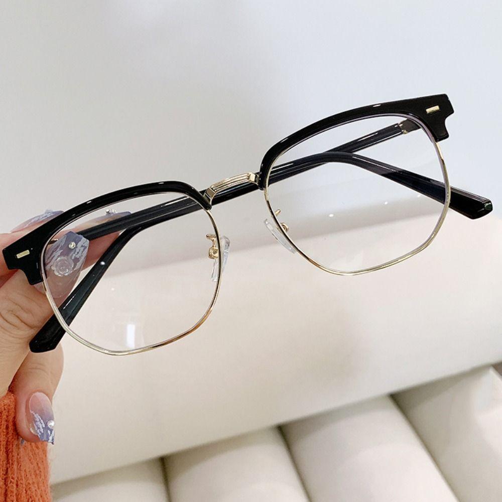 Clear Lens Reading Glasses Anti-Glare Anti Blue Light Glasses Computer Eyeglass  Watching Computer