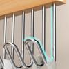 Wooden Multifunctional Sling Hanger With Metal Hooks For Closet Organizing Storing Bras Bags Tank Tops