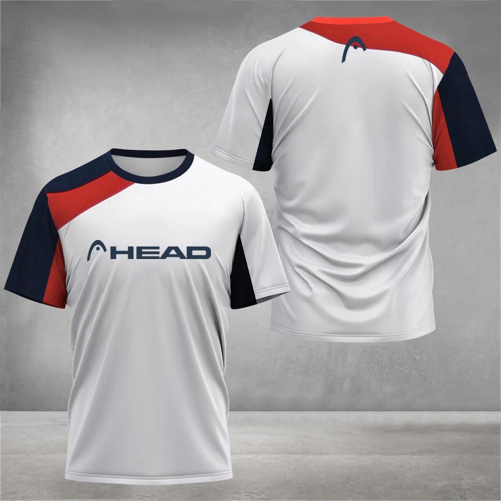 T-shirt da uomo estiva girocollo con stampa 3D