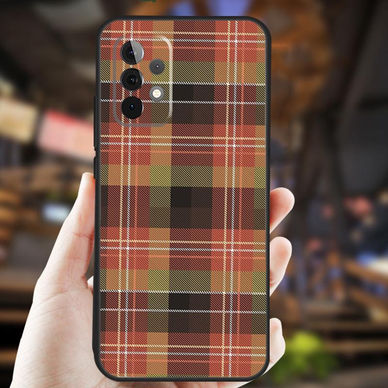 Clan Stewart Dress Tartan Plaid Case For Samsung Galaxy A15 A35 A55 A53 A33 A13 A36 A56 A26 A16 A22 A32 A52 A54 A34 A05 A06